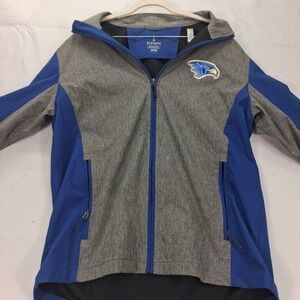 Eagles‎ Elevate Jacket Mens L Blue Gray Full Zip Softshell 19545 EUC